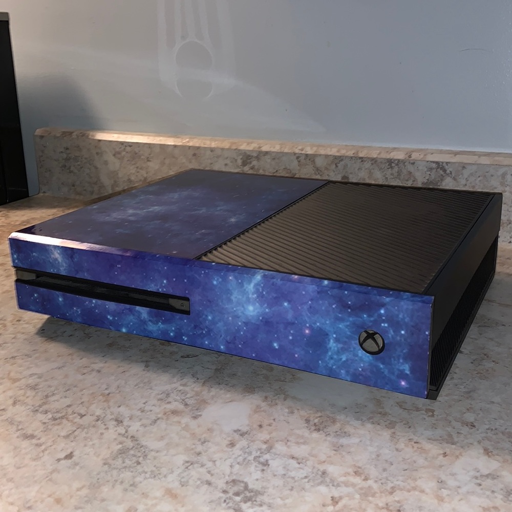 Old Gen Xbox One (with galaxy skin)